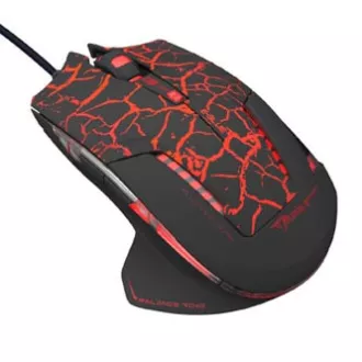 E-blue Mazer Pro Maus kabelgebunden, schwarz-rot, 2500DPI