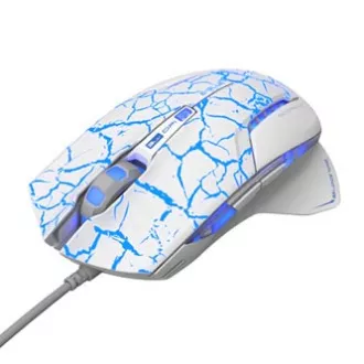 E-blue Mazer Pro Maus kabelgebunden, weiß-blau, 2500DPI, e-box E-blue Mazer Pro Maus kabelgebunden, weiß-blau, 2500DPI, e-box