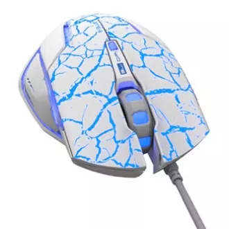 E-blue Mazer Pro Maus kabelgebunden, weiß-blau, 2500DPI E-blue Mazer Pro Maus kabelgebunden, weiß-blau, 2500DPI