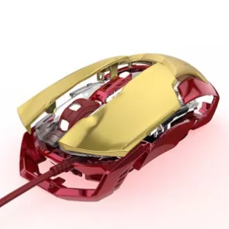 E-blue IRON MAN ARMOR EMS610 Maus kabelgebunden, gold, 4000DPI