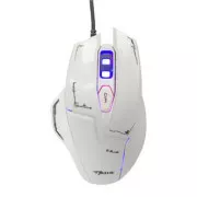 E-blue Mazer Maus kabelgebunden, weiß, 2500DPI