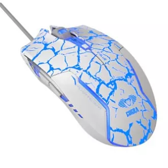 E-blue Cobra Maus kabelgebunden, weiß-blau, 2500DPI, e-box E-blue Cobra Maus kabelgebunden, weiß-blau, 2500DPI, e-box
