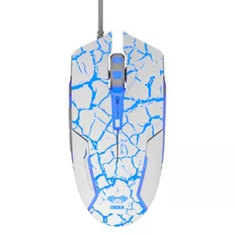 E-blue Cobra Maus kabelgebunden, weiß-blau, 2500DPI, e-box E-blue Cobra Maus kabelgebunden, weiß-blau, 2500DPI, e-box