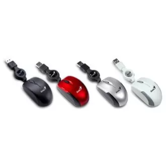Genius Micro Traveler V2 Maus kabelgebunden, silber, 1200DPI Genius Micro Traveler V2 Maus kabelgebunden, silber, 1200DPI