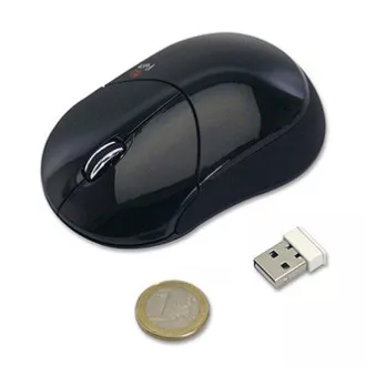 Logo Fun Mouse kabellos, schwarz, 1000DPI Logo Fun Mouse kabellos, schwarz, 1000DPI
