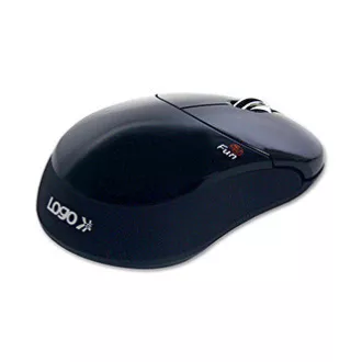 Logo Fun Mouse kabellos, schwarz, 1000DPI Logo Fun Mouse kabellos, schwarz, 1000DPI