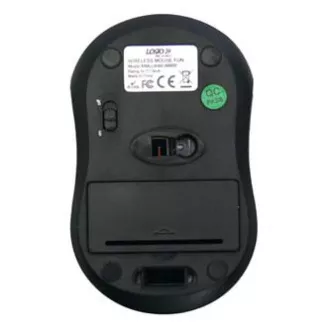 Logo Fun Mouse kabellos, schwarz, 1000DPI Logo Fun Mouse kabellos, schwarz, 1000DPI