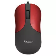 Kabelgebundene Maus, Marvo DMS002RD, schwarz-rot, optisch, 1200DPI