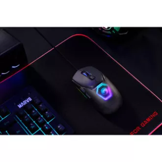 Marvo FIT LITE G1 Maus kabelgebunden, grau, 12000DPI