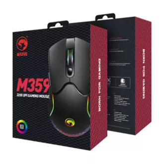 Marvo M359 Maus kabelgebunden, schwarz, 3200DPI Marvo M359 Maus kabelgebunden, schwarz, 3200DPI