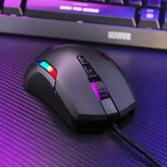 Marvo G945 Maus kabelgebunden, schwarz, 10000DPI Marvo G945 Maus kabelgebunden, schwarz, 10000DPI
