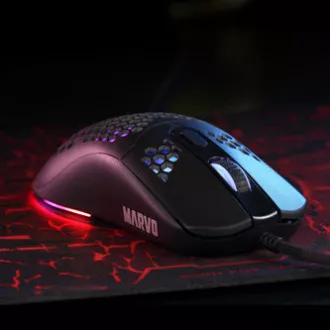 Marvo G925 Maus kabelgebunden, schwarz, 12000DPI Marvo G925 Maus kabelgebunden, schwarz, 12000DPI
