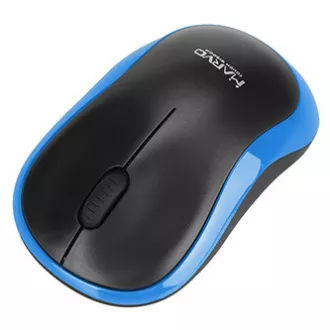 Marvo DWM100BL Drahtlose Maus, schwarz und blau, 1000DPI