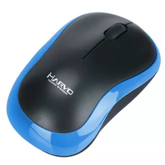 Marvo DWM100BL Drahtlose Maus, schwarz und blau, 1000DPI