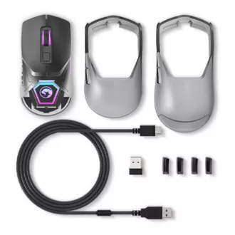 Kabellose Maus, Marvo Fit Pro G1, grau, optisch, 19000DPI Kabellose Maus, Marvo Fit Pro G1, grau, optisch, 19000DPI