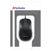 Kabelgebundene Maus, Verbatim 49024, schwarz, optisch