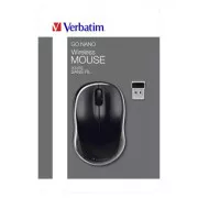 Kabellose Maus, Verbatim Go Nano 49042, schwarz, optisch, 1600DPI