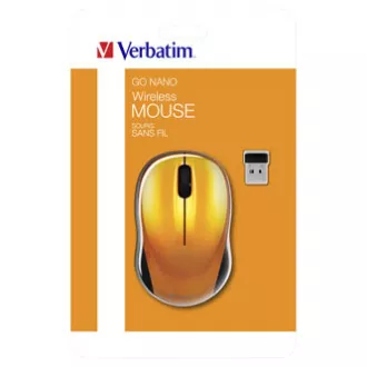 Kabellose Maus, Verbatim Go Nano 49045, orange, optisch, 1600DPI Kabellose Maus, Verbatim Go Nano 49045, orange, optisch, 1600DPI