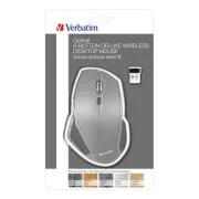 Kabellose Maus, Verbatim Deluxe, grau, optisch, 1600DPI