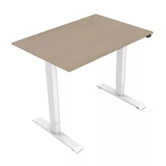 Arbeitstisch, elektrisch höhenverstellbar, 75x120cm, Reichweite 500 mm, weiß, 70 kg belastbar, ergo Arbeitstisch, elektrisch höhenverstellbar, 75x120cm, Reichweite 500 mm, weiß, 70 kg belastbar, ergo