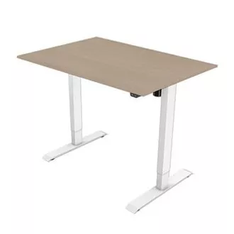 Arbeitstisch, elektrisch höhenverstellbar, 75x120cm, Reichweite 500 mm, weiß, 70 kg belastbar, ergo Arbeitstisch, elektrisch höhenverstellbar, 75x120cm, Reichweite 500 mm, weiß, 70 kg belastbar, ergo