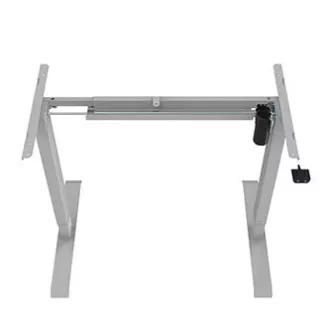 Arbeitstisch mit elektrischer Höhenverstellung 75x120cm, grau, ergo