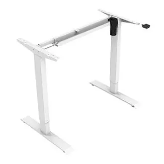 Arbeitstisch mit elektrischer Höhenverstellung 75x120cm, weiß, ergo