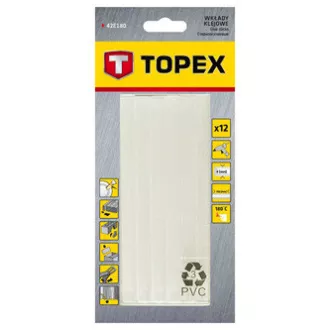 Minen für Schmelzgerät 8x100mm, Topex 42E180, 12 Stück, klar