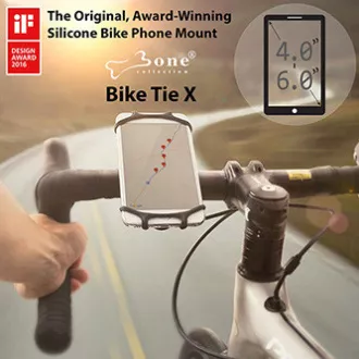 Handyhalter Bone Bike Tie X, für Fahrrad, größenverstellbar, schwarz, 4-6 Handyhalter Bone Bike Tie X, für Fahrrad, größenverstellbar, schwarz, 4-6