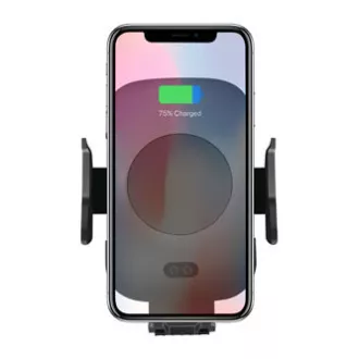 Autotelefonhalterung, mit kabelloser Aufladung, motorisierte Befestigung, Bewegungssensor, Qi, schwarz