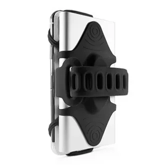 Bone Bike Tie 3 Pro Pack Handy- und Powerbankhalter, größenverstellbar, schwarz, 4-6,5", Silikon, Lenkerhalterung, schwarz Bone Bike Tie 3 Pro Pack Handy- und Powerbankhalter, größenverstellbar, schwarz, 4-6,5", Silikon, Lenkerhalterung, schwarz