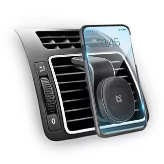 CH-127 Defender Magnetic Car Holder, ventGrip, schwarz-silber, Kunststoff, für Lüftung, schwarz-silber, mobil