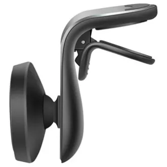 CH-127 Defender Magnetic Car Holder, ventGrip, schwarz-silber, Kunststoff, für Lüftung, schwarz-silber, mobil