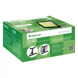 Tablet-Halterung Defender Armlehnenhalterung, Auto, CH-223, schwarz, Kunststoff, 1kg, weiche Seitengriffe, schwarz, Tablet