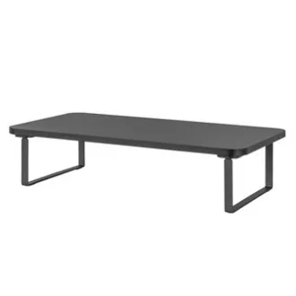 Monitorständer, Tastaturfach, Schnellmontage, schwarz, Stahl, Spanplatte, 20 kg Belastbarkeit, Powerton, ergo Monitorständer, Tastaturfach, Schnellmontage, schwarz, Stahl, Spanplatte, 20 kg Belastbarkeit, Powerton, ergo