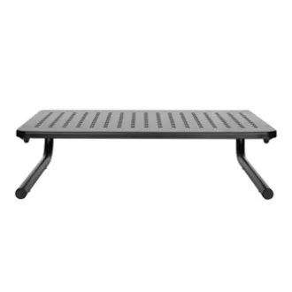 Monitorständer, Tastaturfach, schwarz, Stahl-Kunststoff, 20 kg Belastbarkeit, Powerton, ergo Monitorständer, Tastaturfach, schwarz, Stahl-Kunststoff, 20 kg Belastbarkeit, Powerton, ergo
