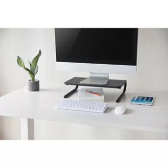 Monitorständer, Tastaturfach, schwarz, Stahl-Kunststoff, 20 kg Belastbarkeit, Powerton, ergo Monitorständer, Tastaturfach, schwarz, Stahl-Kunststoff, 20 kg Belastbarkeit, Powerton, ergo