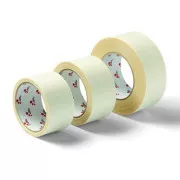 Klebeband, TWIN TAPE COTTON, doppelseitig, Schuller Eh, klar, milchig, 50mm, 25m