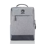 Laptop-Rucksack 15.6", BA-03, graues Nylon, USB-Ladeanschluss, Marvo, ON SALE