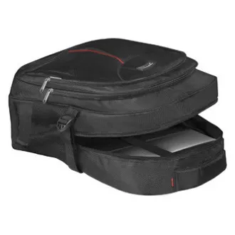 Laptop-Rucksack 15,6", Carbon, schwarzes Polyester, wasserdichter Boden und Seitentaschen, Defender Laptop-Rucksack 15,6", Carbon, schwarzes Polyester, wasserdichter Boden und Seitentaschen, Defender