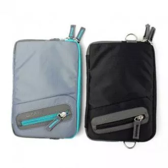 Tablet-Tasche 7", Modisch, graues Polyester, Logo