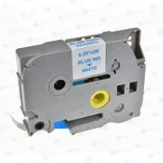 G&G kompatibles Etikettendrucker Farbband, für Brother, TZE-223, blauer Druck/weißes Trägermaterial, laminiert, 8m, 9mm