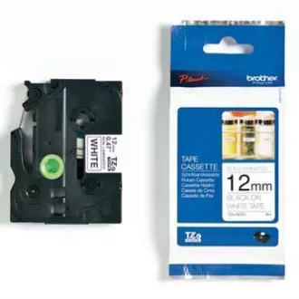 Brother Original-Farbband für Etikettendrucker, Brother, TZE-N231, schwarzer Druck/weißes Trägermaterial, unlaminiert, 8m, 12mm