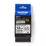 Brother Original-Farbband für Etikettendrucker, Brother, TZE-S131, schwarzer Druck/durchsichtiges Trägermaterial, laminiert, 8m, 12mm, extreme adh