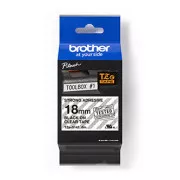 Brother Original-Farbband für Etikettendrucker, Brother, TZE-S141, schwarzer Druck/durchsichtiges Trägermaterial, laminiert, 8m, 18mm, extreme adh