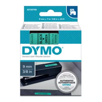 Dymo original Etikettendrucker Farbband, Dymo, 40919, S0720740, schwarzer Druck/grünes Trägermaterial, 7m, 9mm, D1 Dymo original Etikettendrucker Farbband, Dymo, 40919, S0720740, schwarzer Druck/grünes Trägermaterial, 7m, 9mm, D1