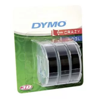 Dymo original Etikettendruckerband, Dymo, S0847730, schwarzes Trägermaterial, 3m, 9mm, 3D, 1 Blister/3 Stück Dymo original Etikettendruckerband, Dymo, S0847730, schwarzes Trägermaterial, 3m, 9mm, 3D, 1 Blister/3 Stück