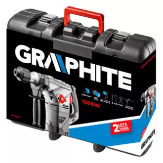 Bohrhammer, 58G862, elektrisch (Kabel), 230V, 1500W, verstellbarer Griff, 750 U/min, Graphit Bohrhammer, 58G862, elektrisch (Kabel), 230V, 1500W, verstellbarer Griff, 750 U/min, Graphit