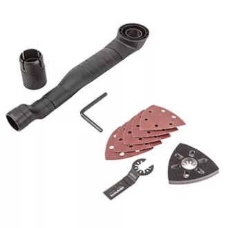 Mehrzweckschleifer Graphit 59G023, Strom (Kabel), 230V, 250W, 21000osc./min, 2,8&deg;, 2 austauschbare Köpfe, Kartonpackung