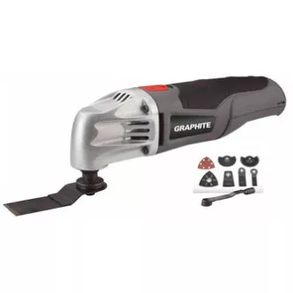 Mehrzweck-Schleifmaschine Graphit 59G020, elektrisch (Kabel), 230V, 180W, 20000osc./min, 2,8° Mehrzweck-Schleifmaschine Graphit 59G020, elektrisch (Kabel), 230V, 180W, 20000osc./min, 2,8°